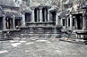 The inner courtyard of Angkor Wat's uppermost terrace