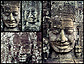 216 faces are carved into the 54 towers of the Bayon at Angkor, Cambodia