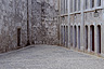 Inner courtyard of Castillo de los Tres Santos Reyes Magnos del Morro