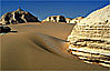 Rock formations in the Western Desert, Egypt