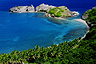 The right side of sheltered Plage de Pompierre, Terre-de-Haut