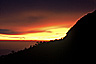 The evening sun shines in Kinabalu National Park