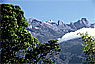 Mt. Kinabalu as seen from National Park HQ in the valley