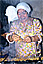 Satay cooks at Mooncake Festival in Kuching, Malaysia 