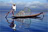 Leg rower at Inle Lake