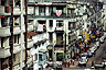 Colonial buildings in Yangon