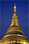 More than 50t of gold reflect light from Shwedagon Paya in Yangon, Myanmar