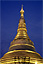 More than 50t of gold reflect light from Shwedagon Paya in Yangon, Myanmar