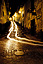 The cobblestone street of Cuesta San Blas in Cuzco, Peru