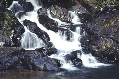 The cascades of Sip-Et-Chan waterfall