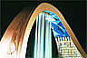 Fountain in the middle of round-about, UAE